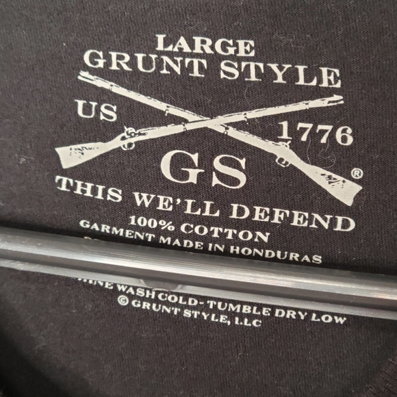 Grunt Style Skull Tshirt size Large - Picture 3 of 5